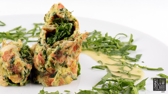 Egg &amp; Spinach Roll